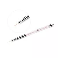 Кисть для рисования TNL - 00 (с розовыми кристаллами)