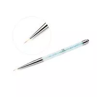 Кисть для рисования TNL - 00 (с голубыми кристаллами)