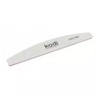 Пилка  для ногтей в форме Полумесяц Kodi абразивность 100/180 цвет:серый ( 178/30/5)