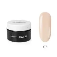 Гель-желе TNL №07 камуфлирующий прозрачно-бежевый (18 мл.)